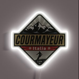 Courmayeur Italy RGB Neon Sign
