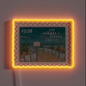 Cousins Beach Stamp From The Summer I Turned Pretty RGB Neon Sign