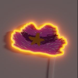 COW BOY HAT RGB Neon Sign