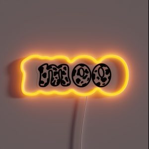 Cow Print Moo Quote RGB Neon Sign