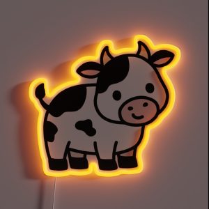Cow RGB Neon Sign