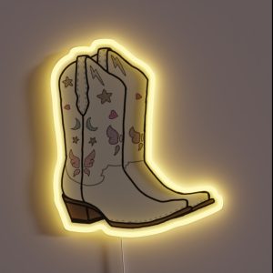 Cowboy Boots RGB Neon Sign