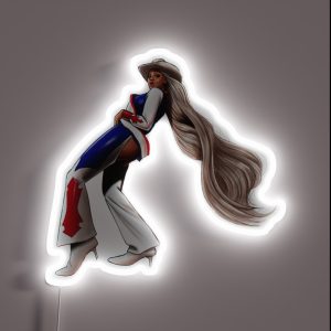 Cowboy Carter Beyonce RGB Neon Sign Cowboy Carter Beyonce RGB Neon Sign