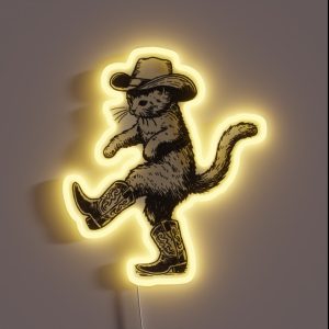 Cowboy Cat RGB Neon Sign Cowboy Cat RGB Neon Sign