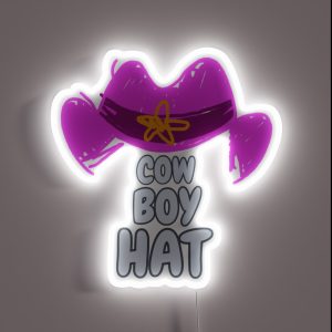 Cowboy Hat RGB Neon Sign