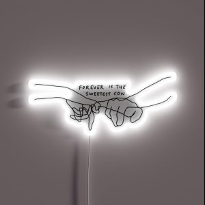 Cowboy Like Me Evermore Lyrics RGB Neon Sign