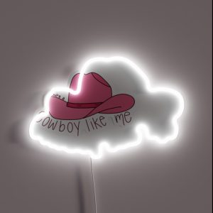 Cowboy Like Me RGB Neon Sign