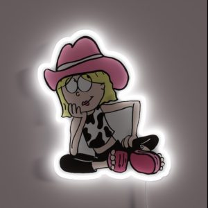 Cowgirl Lizzie Mcguire RGB Neon Sign