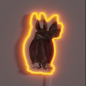 Cozy Bat RGB Neon Sign