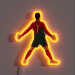 CR7 Cristiano Ronaldo Siu RGB Neon Sign
