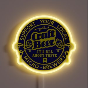 Craft Beer RGB Neon Sign