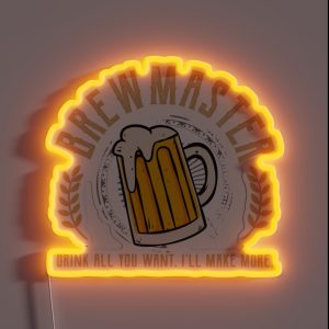 Craft Brewing Gift Print For Brewmaters Gift Product RGB Neon Sign