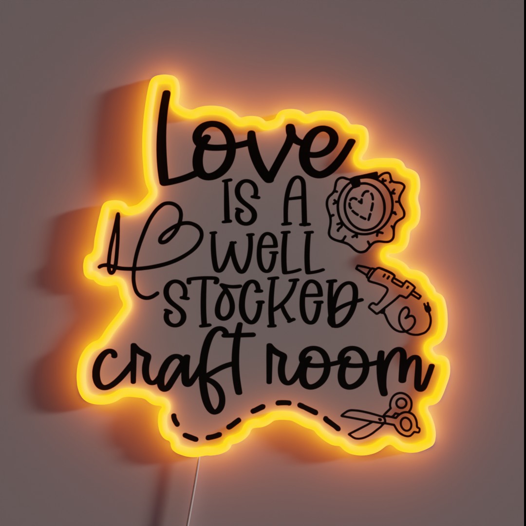 Craft Room RGB Neon Sign Craft Room RGB Neon Sign