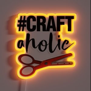 Crafty Aholic RGB Neon Sign