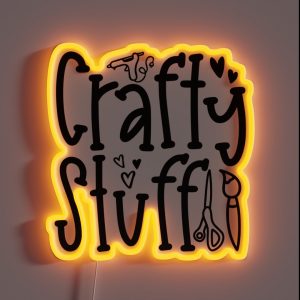 Crafty Stuff RGB Neon Sign