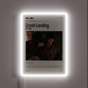 Crash Landing On You Kdrama 2019 2020 RGB Neon Sign Crash Landing On You Kdrama 2019 2020 RGB Neon Sign