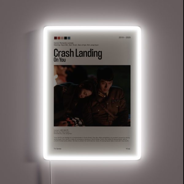 Crash Landing On You Kdrama 2019 2020 RGB Neon Sign