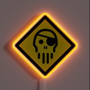 Crash Override RGB Neon Sign