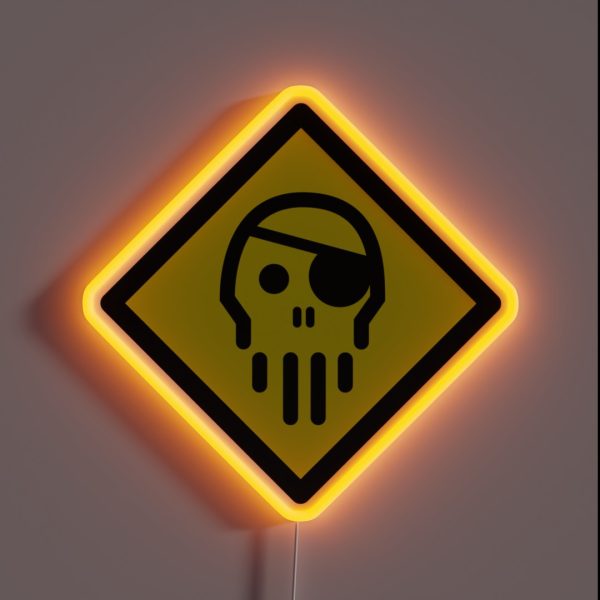 Crash Override RGB Neon Sign