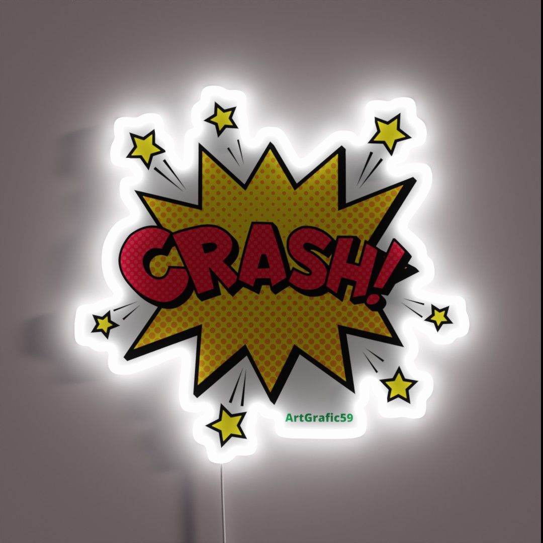 Crash RGB Neon Sign Crash RGB Neon Sign