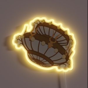 Crashing Chandelier RGB Neon Sign