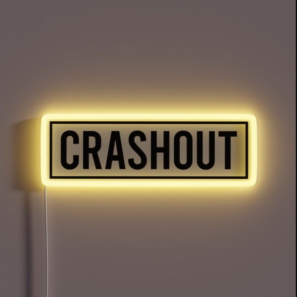 Crashout Crash Out RGB Neon Sign