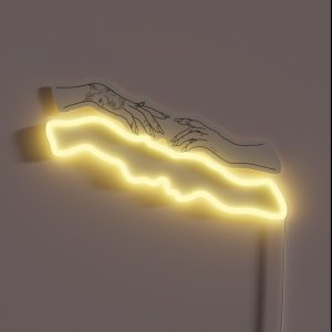 Creation Of Adam RGB Neon Sign