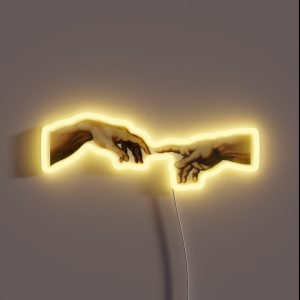 Creation Of Adam RGB Neon Sign Creation Of Adam RGB Neon Sign