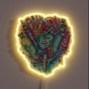 Creative Heartbeat RGB Neon Sign