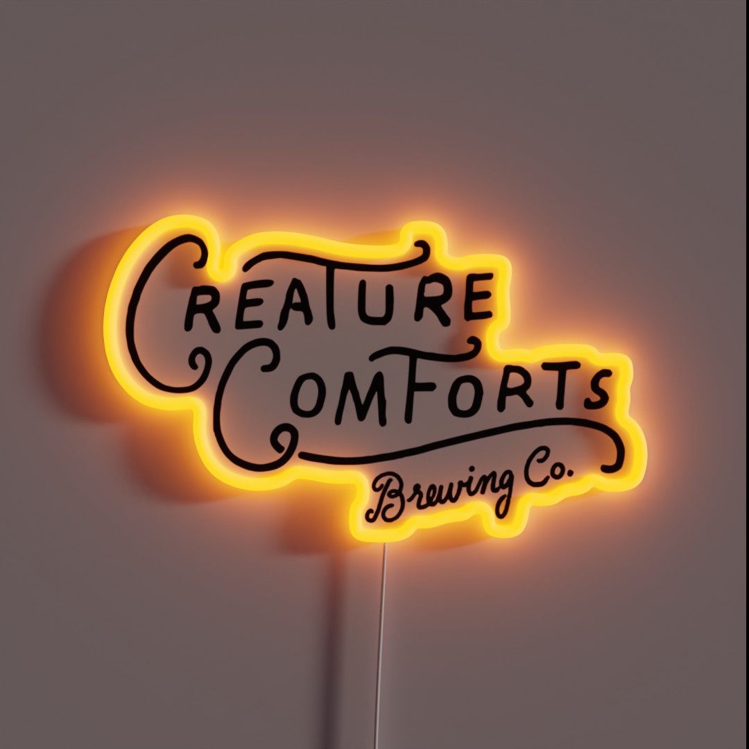 Creature Comforts Brewing Company RGB Neon Sign Creature Comforts Brewing Company RGB Neon Sign