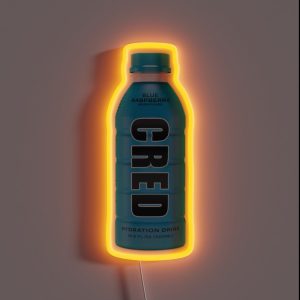 Cred Blue RGB Neon Sign