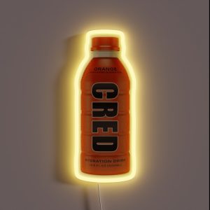 Cred Orange RGB Neon Sign