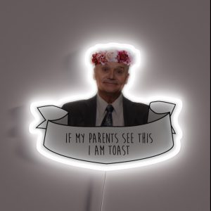 Creed From The Office Quote RGB Neon Sign Creed From The Office Quote RGB Neon Sign