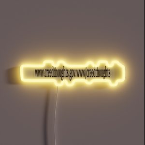 Creed Thoughts URL RGB Neon Sign
