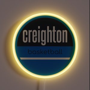 Creighton Basketball RGB Neon Sign Creighton Basketball RGB Neon Sign