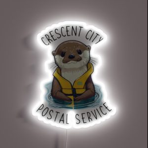 Crescent City Postal Service Otter RGB Neon Sign
