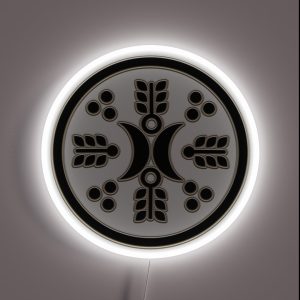 Crescent Harvest RGB Neon Sign