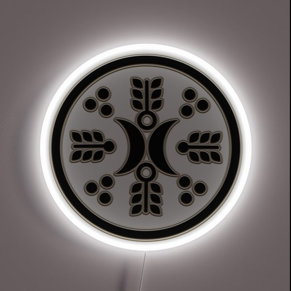 Crescent Harvest RGB Neon Sign