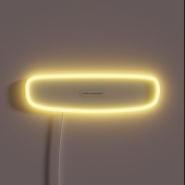 Cries In Phonetics RGB Neon Sign