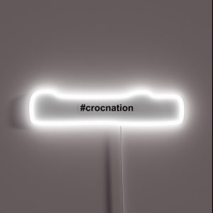 Croc Nation RGB Neon Sign