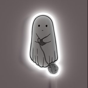 Crochet Ghost RGB Neon Sign