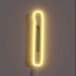 Crochet Hook RGB Neon Sign