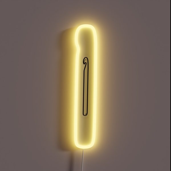 Crochet Hook RGB Neon Sign