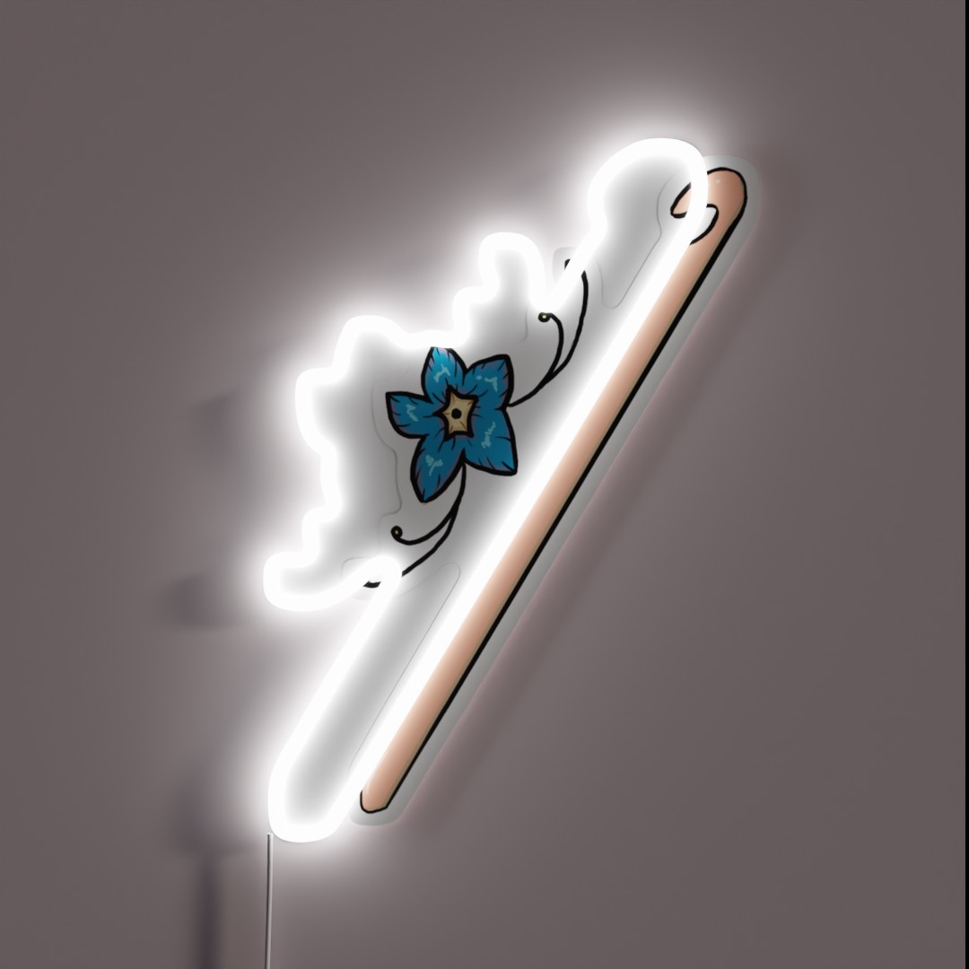 Crochet Hook RGB Neon Sign Crochet Hook RGB Neon Sign