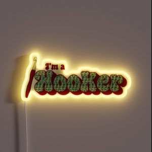Crochet Hooker RGB Neon Sign