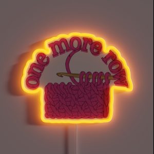 Crochet Yarn RGB Neon Sign