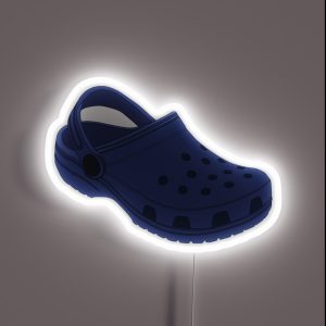 Crocs Blue RGB Neon Sign