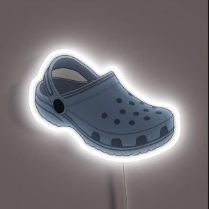 Crocs Shoe Blue Jeans RGB Neon Sign