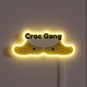 Crocs Shoes RGB Neon Sign Crocs Shoes RGB Neon Sign
