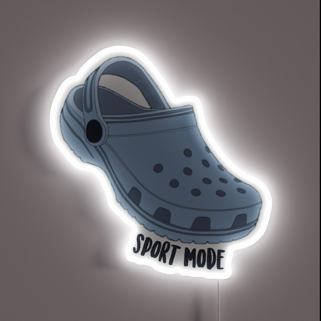 Crocs Sport Mode RGB Neon Sign Crocs Sport Mode RGB Neon Sign